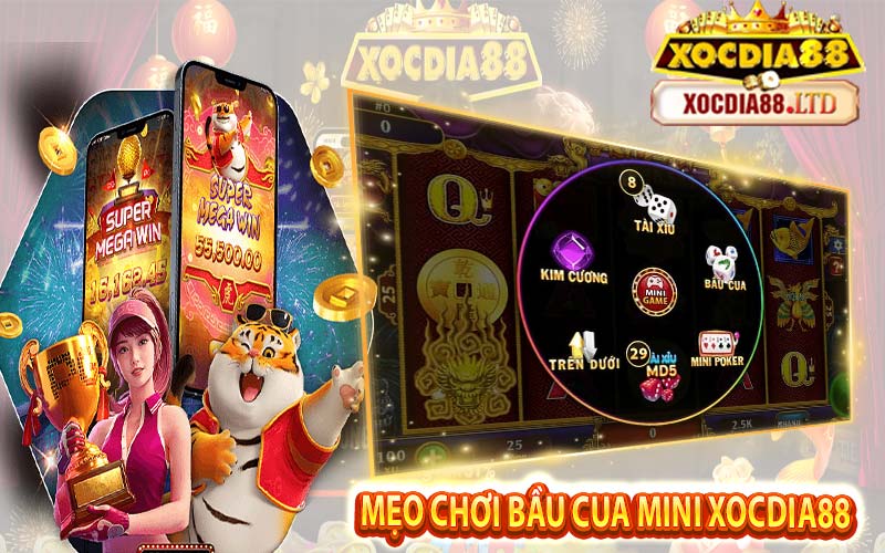 Mẹo chơi bầu cua mini Xocdia88 thắng đậm